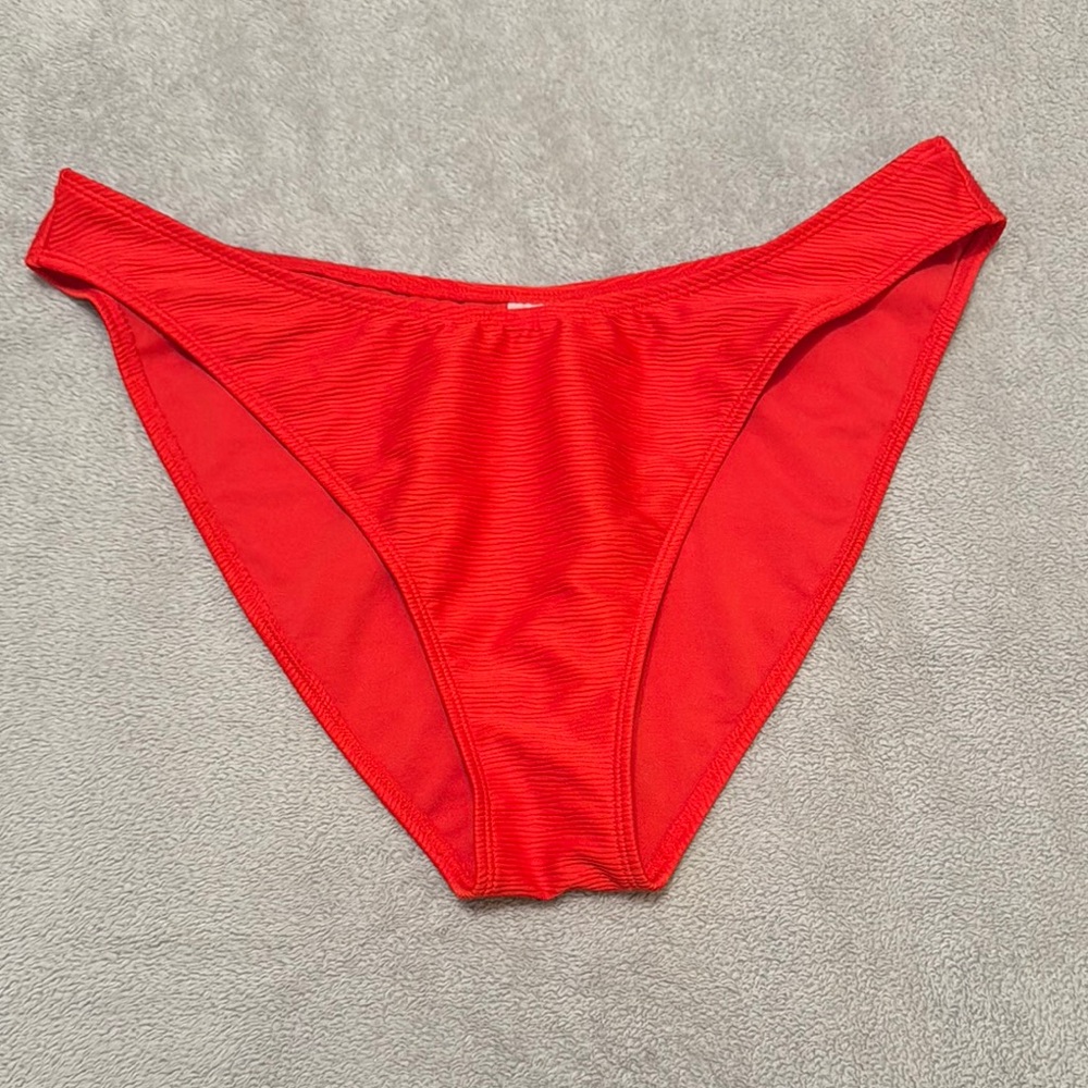 Vibrant Red Bikini Bottom